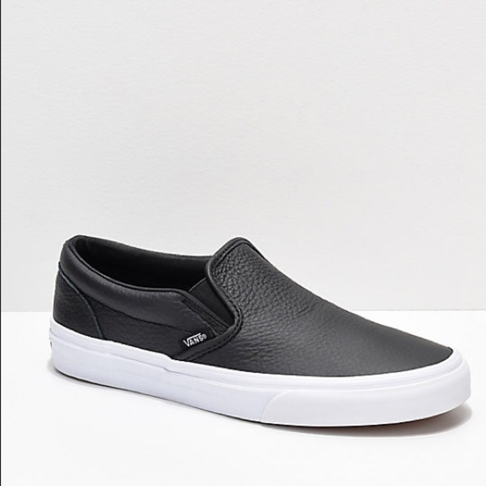 leather vans